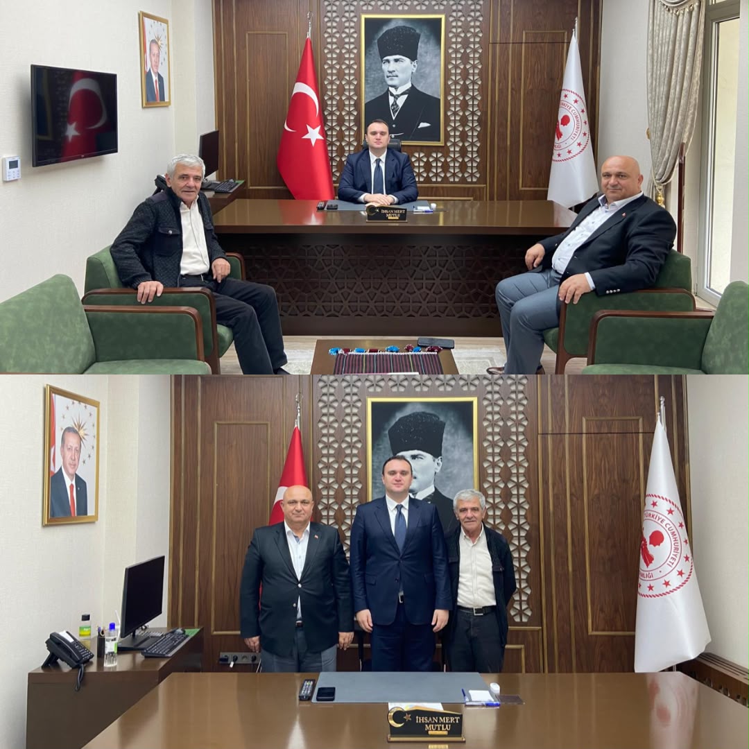 Şalpazarı Kaymakamı Sayın İhsan Mert Mutlu’ya Ziyaret