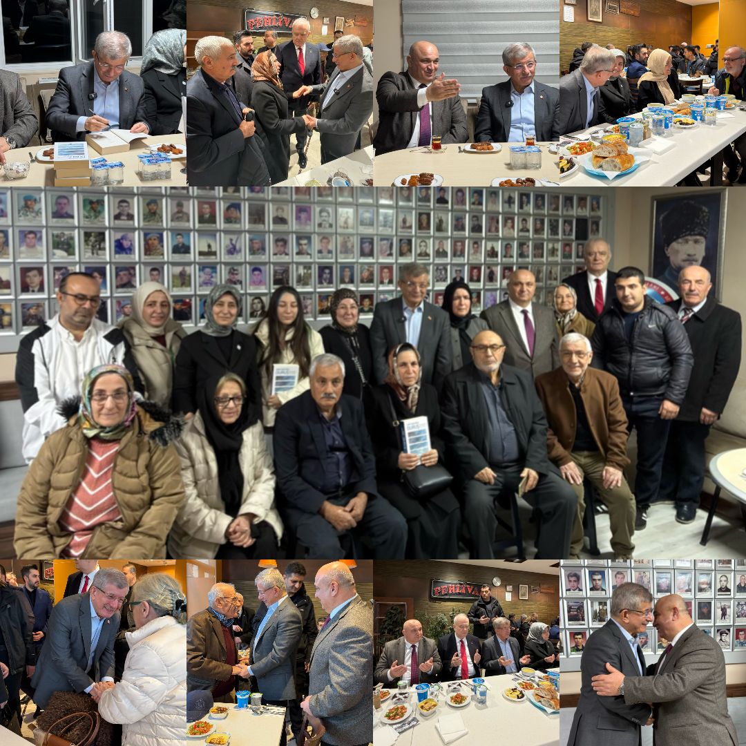 Ahmet Davutoğlu Şehit Aileleriyle İftar Programında Buluştu